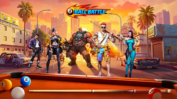 8 Ball Battle - Pool Games