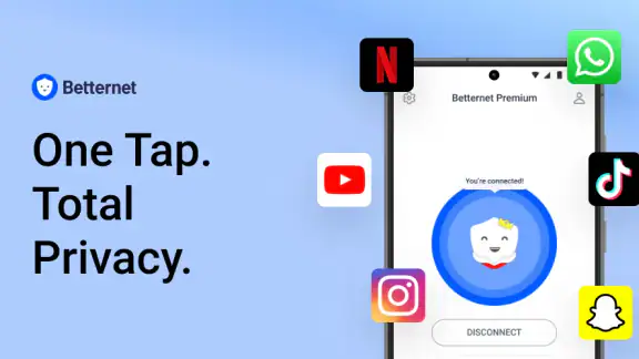 Betternet: نقطة اتصال VPN آمنة