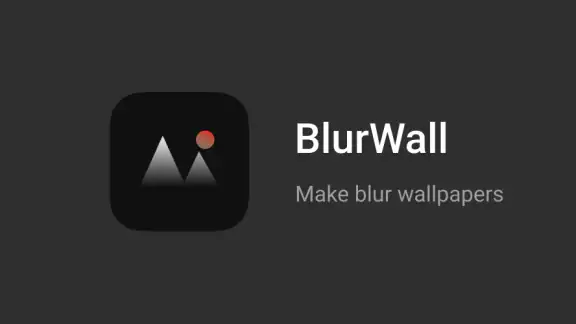 BlurWall: blur wallpaper