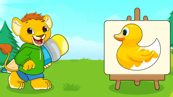 Coloring games for kids: 2-5 y