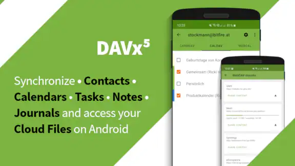 DAVx⁵ – CalDAV CardDAV WebDAV