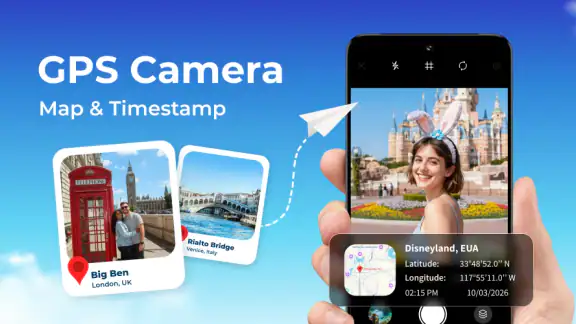 GPS Camera: Photo Map & Time