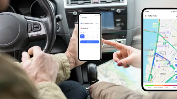 GPS التنقل و خريطة اتجاه