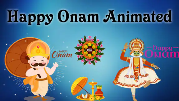 Happy Onam - Animated Stickers