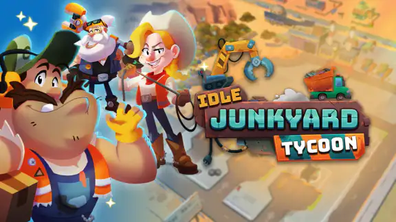 Idle Junkyard Tycoon: Be Rich!