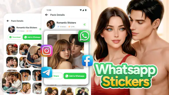 Love Romantic Kiss WAStickers