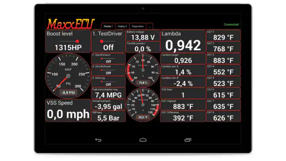 MaxxECU MDash
