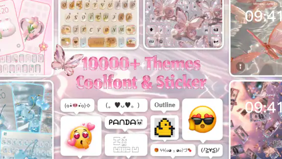 Simple Pink Butterfly Theme