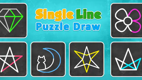 Singe Line: لعبة لغز الرسم