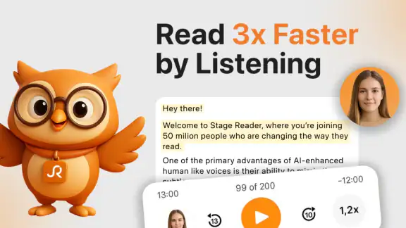 Text to Speech ePub PDF: Stage