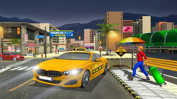 US Taxi Car Parking Simulator