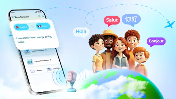 Voice Translator: Speak & Chat