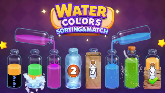 Water Colors – Sorting & Match
