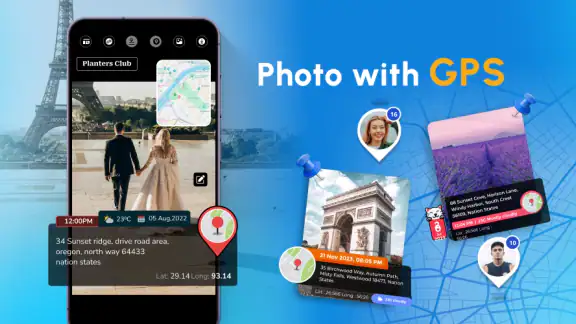 كاميرا GPS: ختم الصورة
