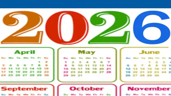 2026 Kalender