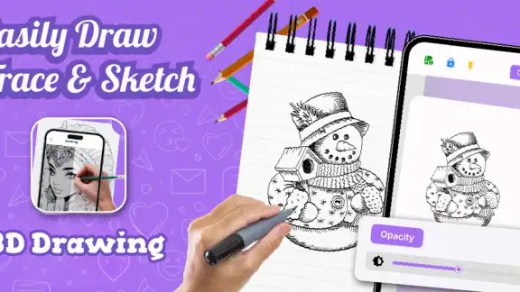 AR Sketch Trace: Anime Drawing