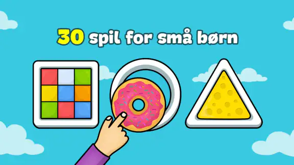 Babylæringsspil for børn 2-5år