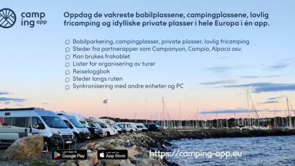 Camping-App.eu Norge & Europa