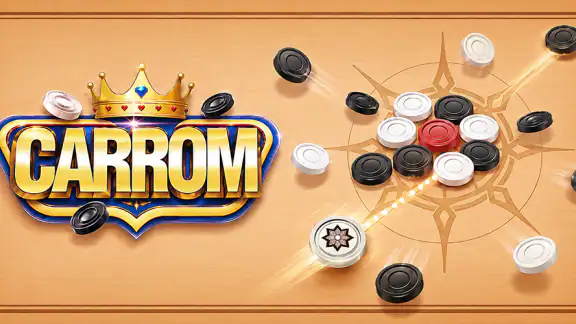 Carrom - A Disc Board Game