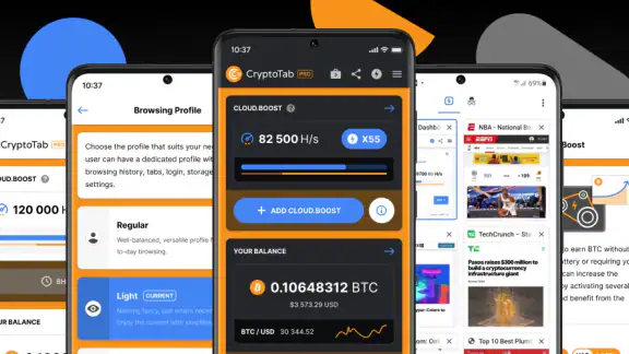 CryptoTab Browser Pro Level