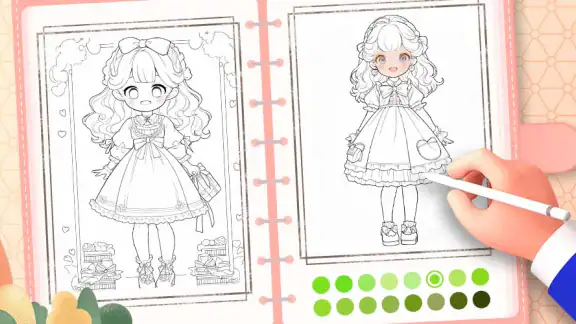 Doll Color: Princess Coloring