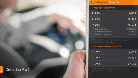 Driverslog Pro 2 - Fahrtenbuch
