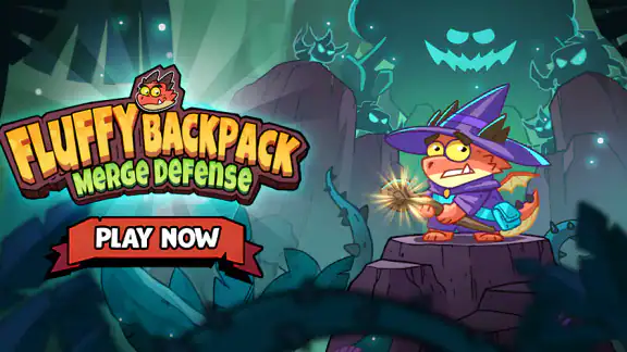 Fluffy Backpack: Merge Defense