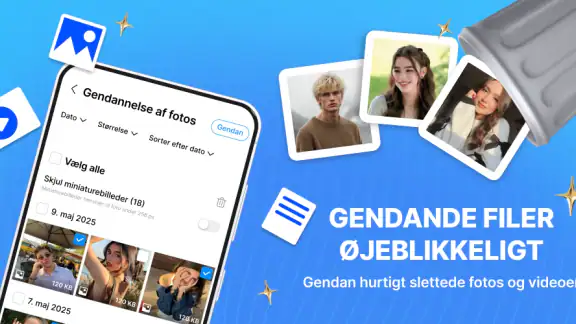 Gendan mistede fotos & video