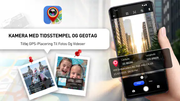 GPS-kort kamera – Tidsstempel
