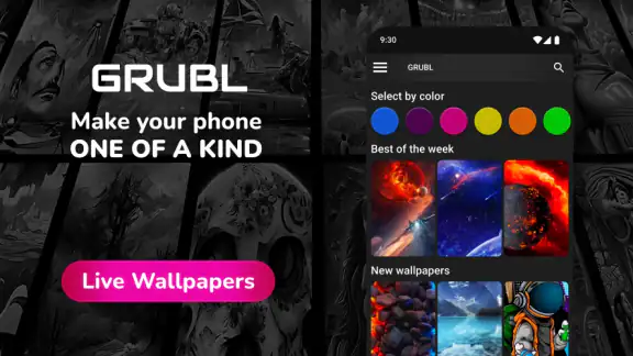 GRUBL™ 4D Live Wallpapers + AI