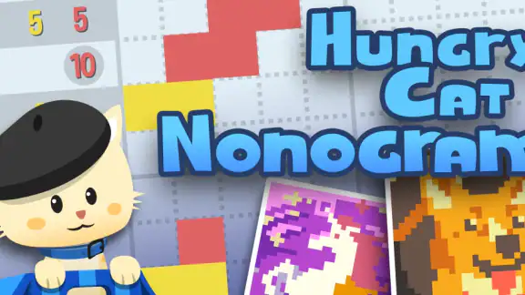 Hungry Cat Nonogram Color