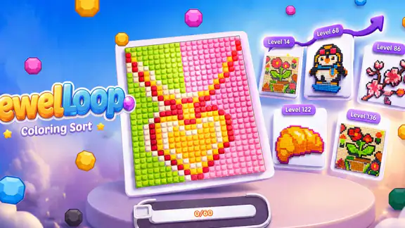 Jewel Loop - Coloring Sort