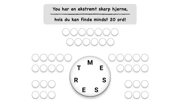 Krydsordsspil - Crossword Jam