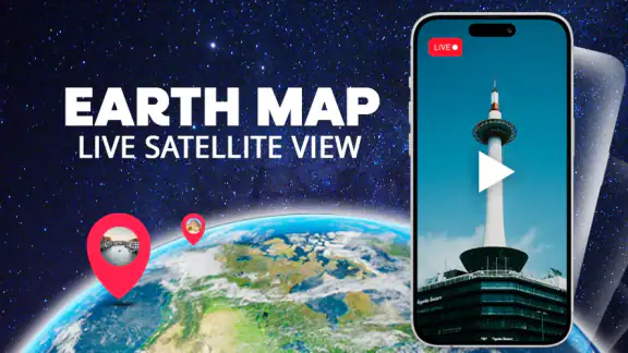 Live Satellite - Earth Map 3D