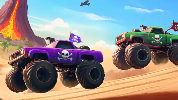 Monster Truck Kør: Racingspil