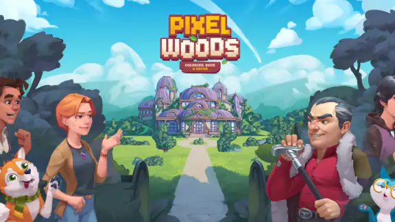 Pixelwoods: Farve efter nummer