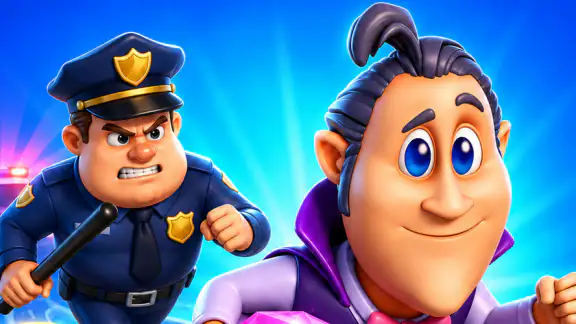 Police Escape! Match Villains