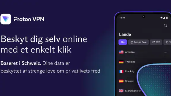 Proton VPN: Hurtig og sikker