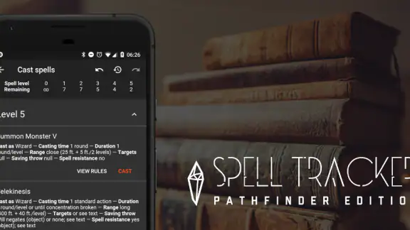 Spell Tracker (Pathfinder 1e)