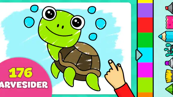 Tegne spil for småbørn 2-5 år