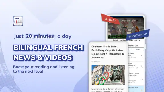 Todaii: Learn French by news