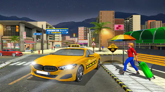 US Taxi Car Parking Simulator