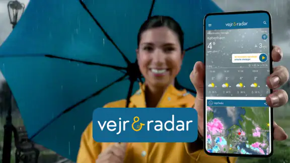 Vejr & Radar med RegnRadar