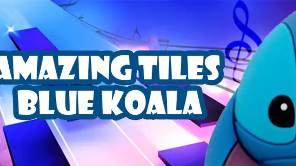 Amazing tiles blue koala