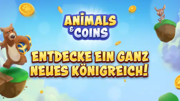 Animals & Coins Abenteuerspiel