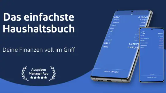 Ausgaben Manager Haushaltsbuch