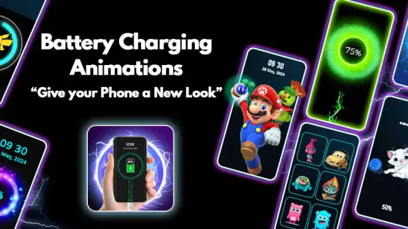Batterie Ladenanimation App