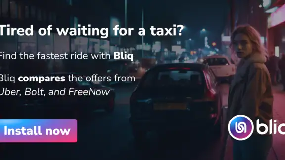 Bliq - Die beste Fahrt finden