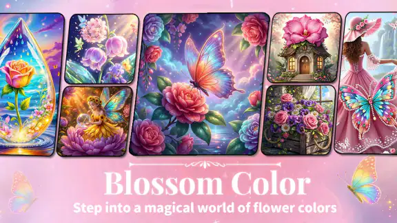 Blossom Color By Number