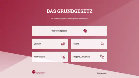 bpb: Das Grundgesetz